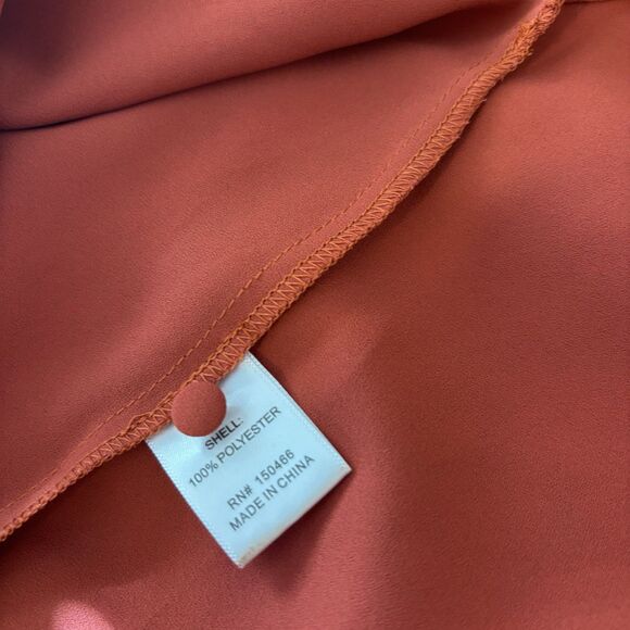 41 Hawthorne Womens 3X Karie Split Neck Blouse Tunic Top Shirt Career - Picture 10 of 10